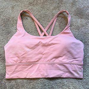 Lululemon Energy sports bra, pink, size 6